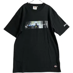BATMAN バットマン ダークナイト×Dickies プリントTシャツ 半袖　黒　ブラック　Sサイズ　バックプリント　メンズ　ユニセックス