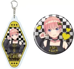 【新品】グッズセット 01.中野一花(甘辛ロックver.) 描き下ろしイラスト アクリルキーホルダー＆缶バッジセット 「五等分の花嫁*」