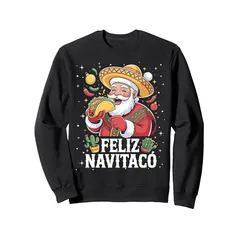 【新品】 メキシコ料理 クリスマスライト オーナメント サンタタコス クリスマス トレーナー