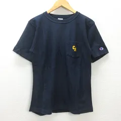 G■チャンピオン/champion リバースウィーブTシャツ/コットン【XL】紺/men's/112【中古】■