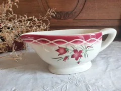 レアA◇未使用◇長峰菜穂子レリーフ花リム深皿＃アンティークプレート