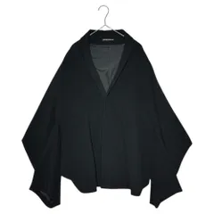 Y's(ワイズ) Kimono-Style Shawl Collar Melton Jacket 着物 スタイル ショールカラー メルトン ジャケット YG-J23-918 3(L程度) ブラックのサムネイル