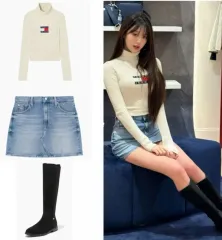 トミーヒルフィガー ウォニョン ロングブーツ