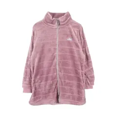 FILA（WOMEN - XL）ポリ 刺繍 ロゴ フリース ジップアップ ジャケット