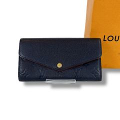 LOUIS VUITTON モノグラム アンプラント 長財布 ネイビー - メルカリ