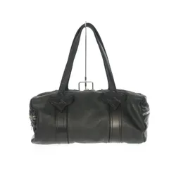 クロムハーツ CHROME HEARTS DUFFLE TINY タイニー ダッフル ダガージップ レザー ボストンバッグ 鞄 ブラック 黒のサムネイル