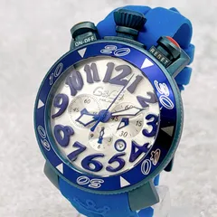 専用❗【未使用品】ガガミラノ　マヌアーレ48MM　クロノグラフ　クォーツ　稼働品 ガガミラノ MM48 マヌアーレ クロノグラフ デイト クォーツ