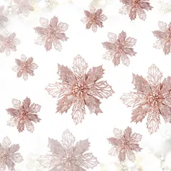 【在庫セール】クリスマス 飾り 飾り クリスマスツリー クリスマスツリー オーナメント 飾り オーナメント クリスマスリース 21個入 装飾 飾り付け 造花 ローズゴールド LEMESO 10cm/12cm/16.5cm