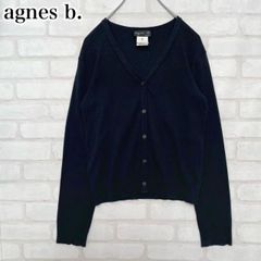 agnes b.】ラメ カーディガン サイズ3 黒 未使用タグ付 - メルカリ