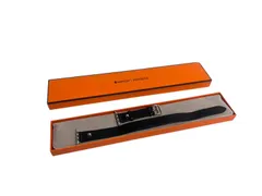 HERMES x Apple Watch エルメス アップルウォッチ メドール ドゥブルトゥール 38mm 交換用ベルト バンド ブラック A刻印 2017年製 美品 中古 4c074984