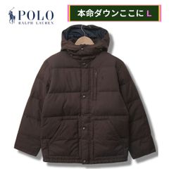 ポロ ラルフローレン Polo by Ralph Lauren ダウンジャケット ブラウン M 相当 表記 L 90s ヴィンテージ Vintage ストリート オーバーサイズ ビッグシルエット ゆるだぼ アメカジ 古着 Z150