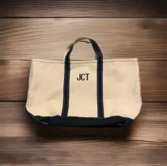 L.L.Bean ヴィンテージ エルエルビーン ボートアンド トゥー トート DARK BLUE large 80S