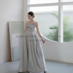 ウェディングドレス カラードレス 二次会 花嫁 パーティードレス ロングドレス 大きいサイズ 3L 4L オフショルダー シンプル 上品 演奏会 発表会 ステージ衣装 CCLF1104P033