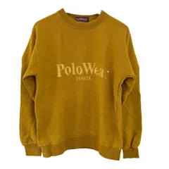 Z1586  Polo ポロ　トレーナー　スウェット　マスタード　メンズ　レディース