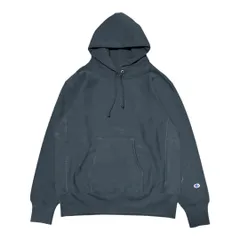 【USED/古着】80s 復刻 チャンピオン リバースウィーブ パーカー 目なし 黒 ブラック 古着 アメカジ (XLサイズ)