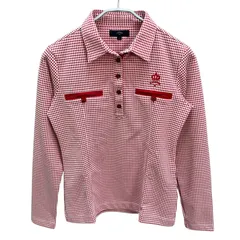 キャロウェイ　レディース　長袖トップス　ポロシャツ　総柄　Lサイズ　女性用ゴルフアパレル　Callaway