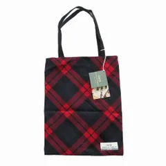 未使用品 ONEIL OF DUBLIN オニールオブダブリン OND TOTE BAG T36 LOUMKW タータンチェック柄 トートバッグ レッド 【中古】