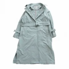 nano UNIVERSE ナノユニバース トレンチコート ミントグリーン  サイドベンツ タックスリーブ NL91COT005SK レディース 【中古】