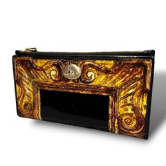 極美品 PRADA プラダ ジャガード ショルダーバッグ 斜めがけ ブラウン