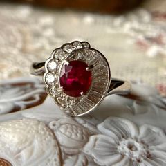 英国王室御用達 ガラード（Garrard）ヴィクトリアン様式 ルビー