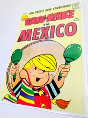 ちょうどいいB4ポスター【わんぱくデニス （Dennis the Menace in Mexico）】（1960年代comicbookの表紙デザイン柄）〚アメリカン雑貨 アメトイ〛