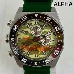 【訳あり特価】 アルファインダストリーズ クロノグラフ AL502M3 新品正規 2025年最新】ALPHA 腕時計の人気アイテム - メルカリ