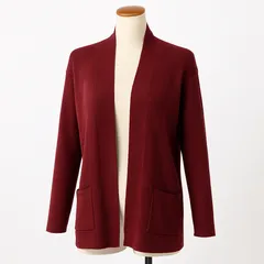 MERYUERU ロングカーディガン【XXL】ワインレッド  ニット　新品
