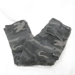 AVIREX ミリタリー カーゴパンツ グレーカモフラ