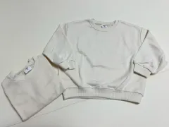 赤ちゃん裏起毛パーカー クリーム色 110サイズ 新品