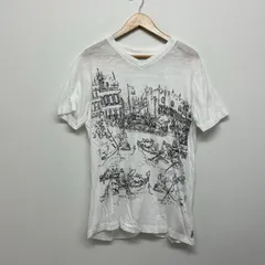 ディーゼル 風景画プリント Vネック Tシャツ メンズ S ISItems【USED】【古着】【中古】50140122