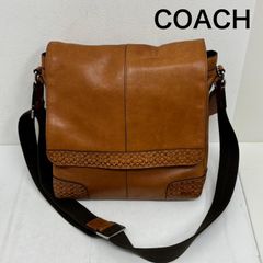 COACH コーチ ショルダーバッグ メンズ ブラウン C9366 - メルカリ