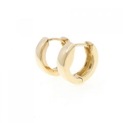 K18YG ツイスト 2way ハート 18K フープピアス ピアス バイカラー 