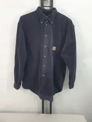 カーハート コーデュロイ シャツ 長袖 シャツ ネイビー xxl