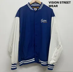 ヴィジョン ストリート ウェア スタジャン 刺繍 ナイロン バックプリント 袖切替 メンズ L ISItems【USED】【古着】【中古】50141267