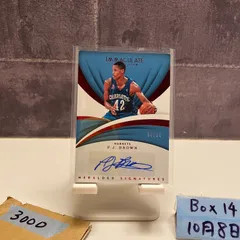 2017-18 Panini P.J. Brown 09/25 直筆サインカード Charlotte Hornets Immaculate Collection Heralded Signatures カード