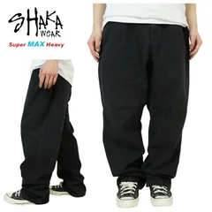 SHAKA WEAR シャカウェアメンズ デニムパンツPREMIUM QUALITY DENIM RAW DENIM 13ozプレミアムクオリティ 13オンス ロウデニムBLACK WASH ブラック ウォッシュ 黒ロゴ刺繍 スエット ロサンゼルス LAギャン