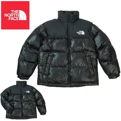 ノースフェイス THE NORTH FACEキッズ レディース ダウンジャケットKS 1996 ECO NUPTSE JACKETKS 1996 エコ ヌプシ リアルブラック黒 REAL BLACK ロゴハーフドーム アウトドア アウター キャンプ
