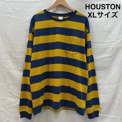 ヒューストン 22254 BORDER L/S TEE ボーダー長袖Tシャツ BLU YEL ブルー イエロー メンズ XL ISItems【USED】【古着】【中古】50138276のサムネイル