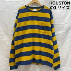 ヒューストン 22254 BORDER L/S TEE ボーダー長袖Tシャツ BLU YEL ブルー イエロー メンズ XXL ISItems【USED】【古着】【中古】50138278のサムネイル
