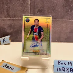 2020 Topps Merlin Chrome Thilo Kehrer 直筆サインカード Paris Saint-Germain Refractor カード