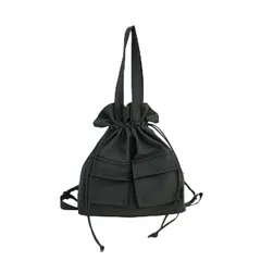 [SURCHAR] 巾着 トートバッグ ナイロン リュック レディース ハンドバッグ リュックサック ショルダー 2WAY 軽い 大容量 カジュアル 無地 おしゃれ 可愛い 女の子 高校生 通学 通勤 旅行 バックパック お祝い プレゼント 0