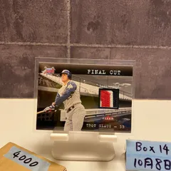 2001 Fleer  Troy Glaus Anaheim Angels FINAL CUT Game-Worn ジャージ カード