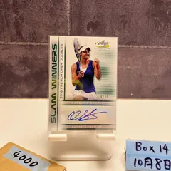 2017 Leaf Signature Series Caroline Garcia 4/10 直筆サインカード Slam Winners 2016 French Open Doubles カード