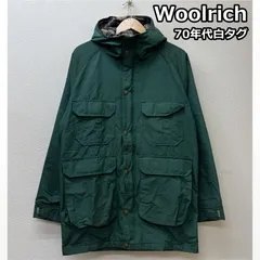 ウールリッチ 70年代 ビンテージ USA製 白タグ 60/40クロス ナイロン チェックウールライナー マウンテンパーカー 緑 グリーン メンズ S ISItems【USED】【古着】【中古】50140297