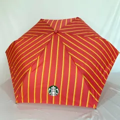 【美品 海外限定】STAR BUCKS スターバックス 台湾限定 折りたたみ傘 非売品 レア ノベルティ 晴雨兼用 コンパクト コレクション 送料無料 匿名配送