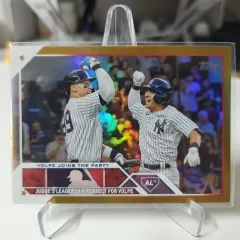 ニューヨーク・ヤンキース アーロン・ジャッジ & ボールピ 2023 TOPPS トップス アップデート GOLD FOIL カード