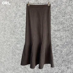 GRL グレー フレアロングスカート Sサイズ