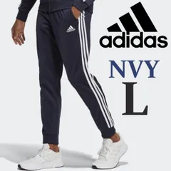 新品 アディダス ジャージ 下 L メンズ ロングパンツ 長ズボン 紺 ネイビー ジャージパンツ adidas