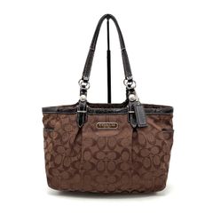 新品未使用 COACH シグネチャー トートバッグ F15146 茶 A4 - メルカリ
