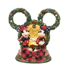 【Disney Traditions】ミッキー＆ミニー LEDジオラマ フィギュア